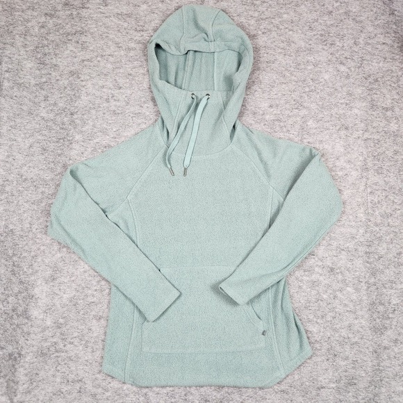 Free Fly Hoodie Women Small Green Performance Bamboo Fleece Pullover Drawstring - Picture 1 of 12